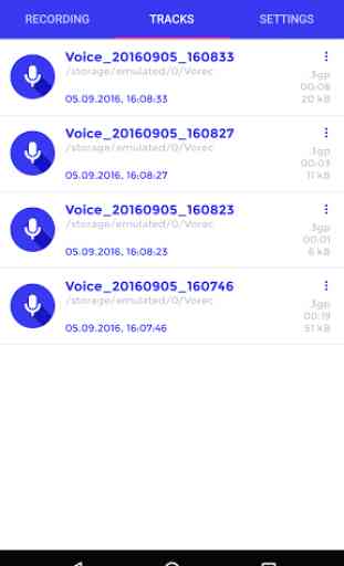 VOREC - Voice Recorder 3