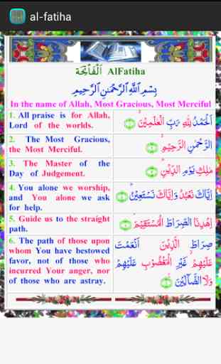 Al-Fatiha English Translation 2