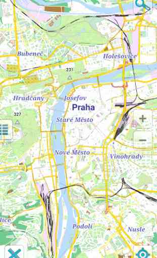 Carte de Prague hors-ligne 1