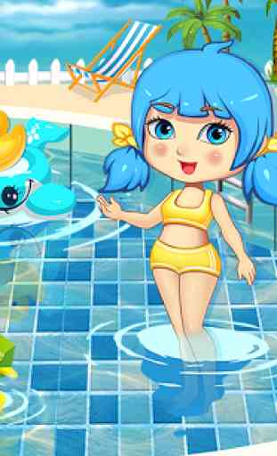 Cute Girls Pool Party-Splash 2