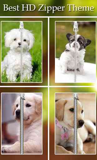 Cute Puppy Zipper Lock 1