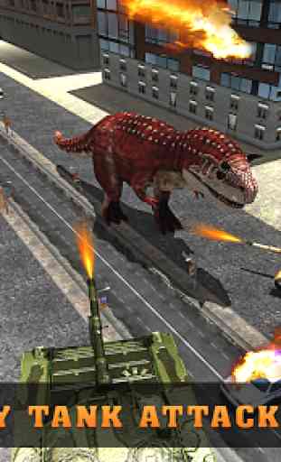 Dinosaur Real City Attaque Sim 3