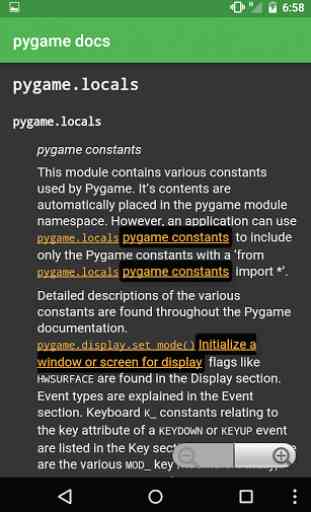 Docs for pygame 3