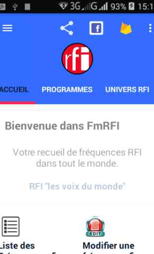 Fréquences FM RFI 1