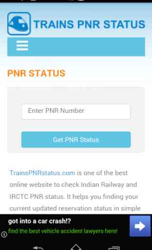 Indian Railway PNR Status 2