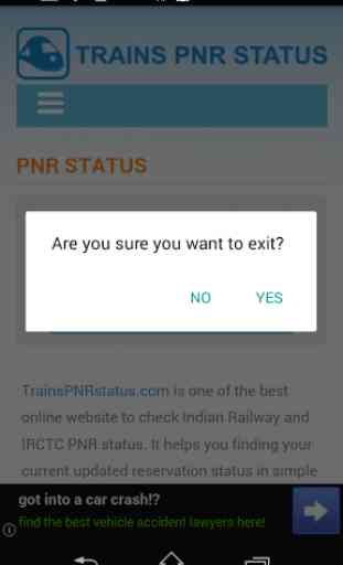 Indian Railway PNR Status 3