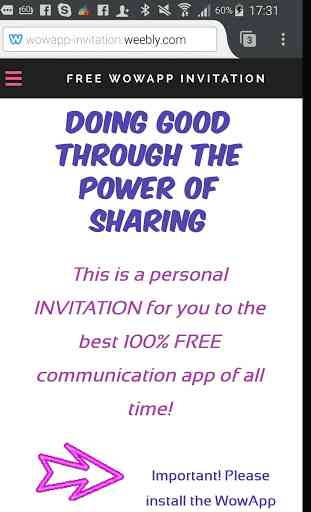 Join WowApp Invitation FREE 4