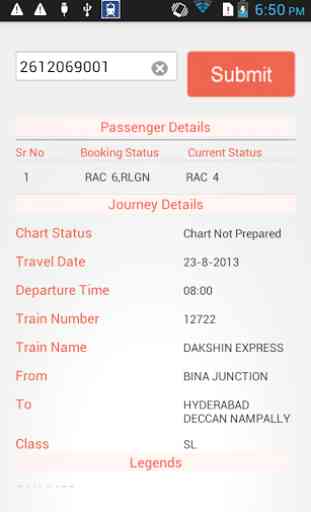 PNR Status 2