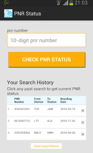 PNR status 1