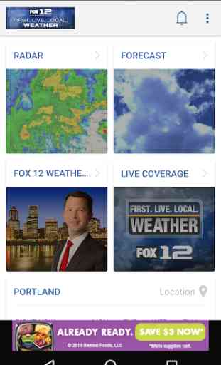 Portland Weather App -Fox 12 1