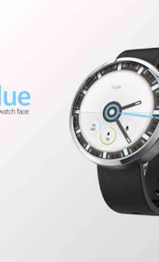 Pujie Blue - Wear Watch Face 1