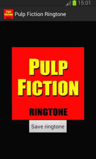 Pulp Fiction Ringtone 1
