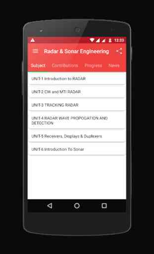 Radar & Sonar Engineering 1