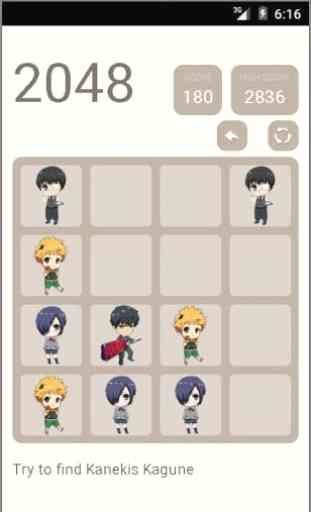 Tokyo Ghoul 2048 Puzzle 3