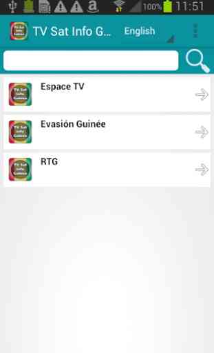 TV info satellite Guinée 1