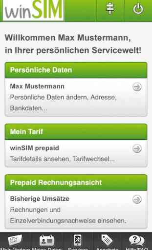 winSIM  Servicewelt 2