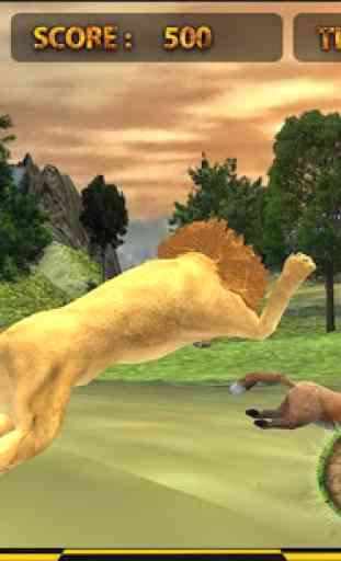 Angry 3D Jungle Lion Simulator 3
