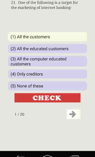 Bank PO Marketing Questions 2