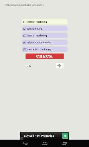 Bank PO Marketing Questions 4