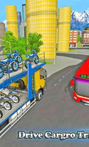 Camion driver transport vélo 2