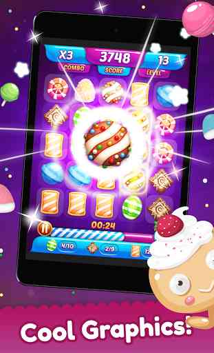 Candy Pop Mania - Cookie Match 2
