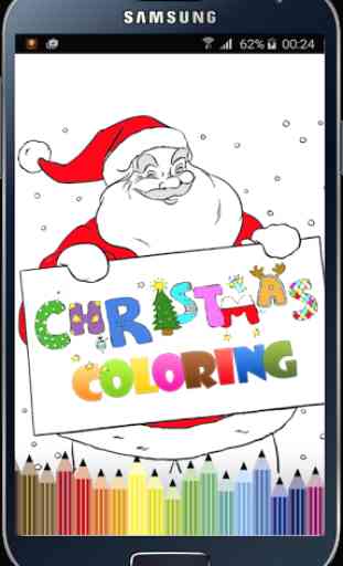 Coloriage de Noël pour enfants 1