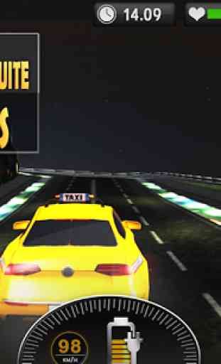 Électrique Voiture Taxi Sim 3D 2