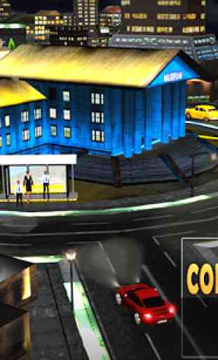 Électrique Voiture Taxi Sim 3D 3