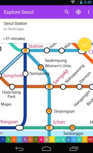 Explore Seoul Subway map 2