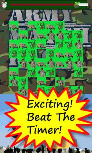 Free Army Game for Kids Match 2