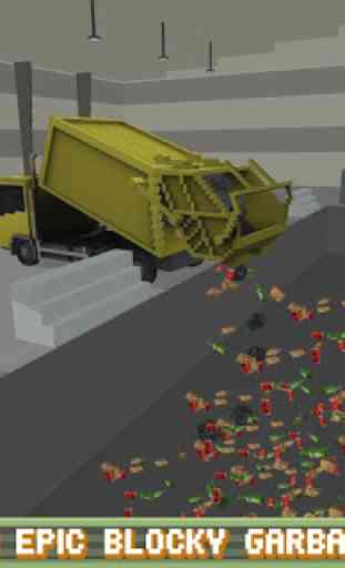 Garbage Truck Blocky SIM PRO 2