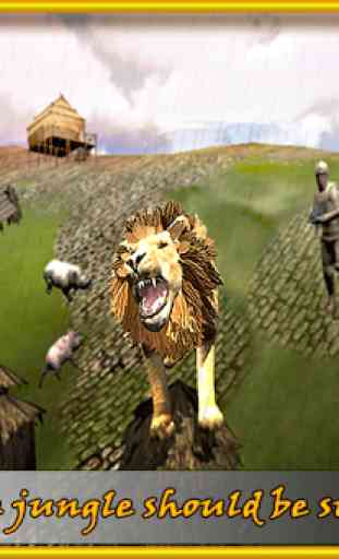 Guerre de Jungle Roi Lion Sim 4