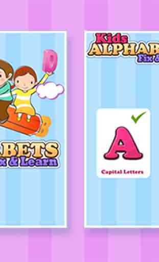 Kids Alphabets Fix and Learn 1