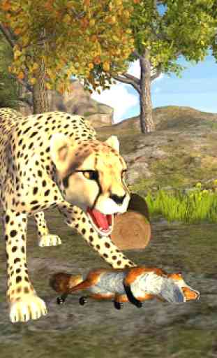 léopard attaque 3D 1