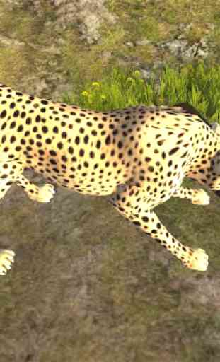 léopard attaque 3D 2