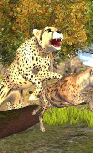 léopard attaque 3D 4