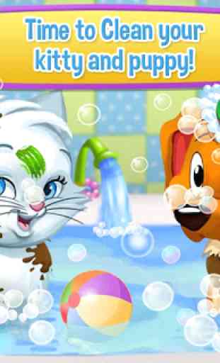 Pet Wash & Play - kids games 4