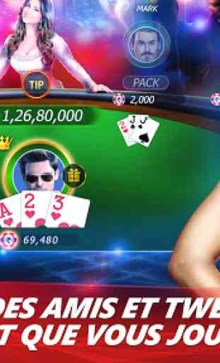Poker à 3 cartes Sunny Leone 2