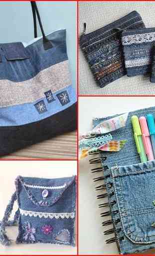 recyclés jeans en denim idées 1