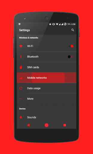 Red and Black CM12 Theme 1