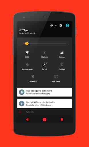 Red and Black CM12 Theme 2