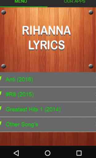 Rihanna Music Lyrics 1