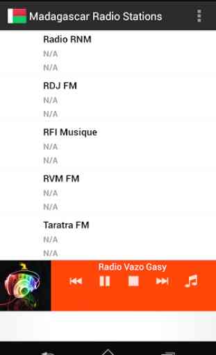 Stations de radio Madagascar 2