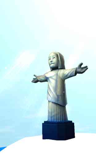 Statue du Christ rédempteur 3D 1
