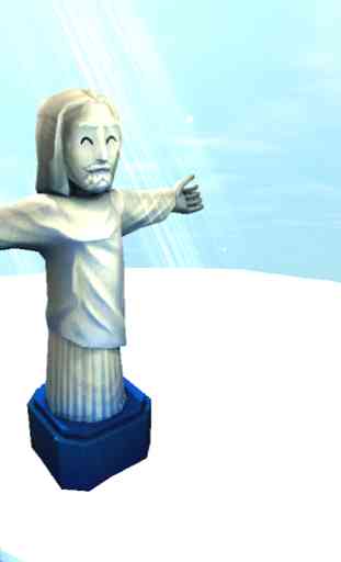 Statue du Christ rédempteur 3D 2