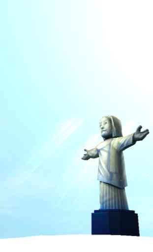 Statue du Christ rédempteur 3D 4