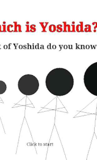Lequel est Yoshida ? 3