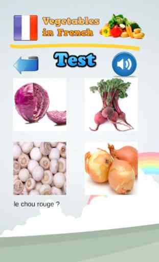 Apprenez légumes en français 4