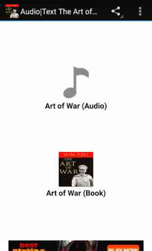 Audio | Text The Art Of War 1