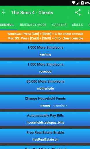 Cheats For The Sims 2